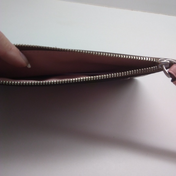 Coach New Tan & Pink Wristlet - Picture 4 of 4
